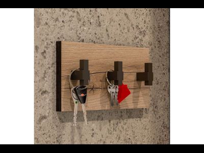 "Берген" Вешалка с зеркалом