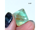 Флюорит натуральный (кристалл) №2-27: 3,3г - 17*17*16мм
