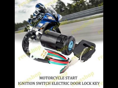 Замок зажигания универсальный на мотоцикл скутер мопед