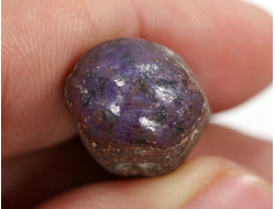 Корунд с иризацией, кристалл, полировка с одной стороны, Индия (26*15*13 мм, 11,5 г) №29903