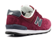 New Balance 996 Бордовые с белой подошвой сетка женские (36-40) Арт. 369M-A