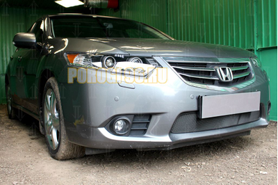 Защита радиатора Honda Accord IX 2013-2015 black