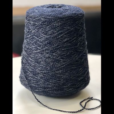 LORO PIANA  90% WS кашемир 10% SE  250 м в 100 гр. цв. сине-серый меланж