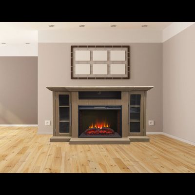 Электрокамин Элтон LUX DN с очагом Sparta 25.5 LED