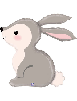 Фольгированный шар с гелием "Зайчик"