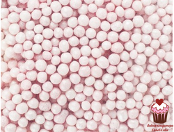 Сахарные шарики ЖЕМЧУГ розовый (4-6 мм), 50 гр