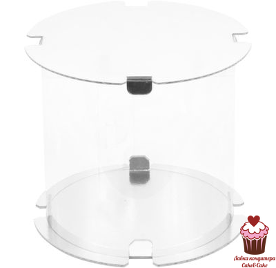 Коробка тубус Премиум Белая d 24см h 24см