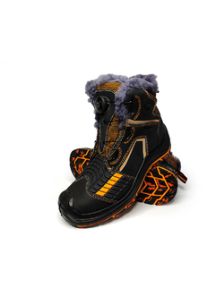 Ботинки "PERFECT PROTECTION-PREMIUM EDITION-КЕВЛАР" ПУ-резина с ПП и АС  на нат. мех