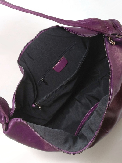 (АРТИКУЛ: 10135/8) СУМКА МЕШОК ЖЕНСКАЯ, БОЛЬШАЯ, НАТУРАЛЬНАЯ КОЖА, ФИОЛЕТОВАЯ, ШИРОКИЙ РЕМЕНЬ ЧЕРЕЗ ПЛЕЧО