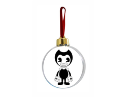 Шар елочный Бенди и Чернильная машина №14