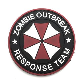 Патч Zombie outbreak team umbrella ПВХ (6 см)