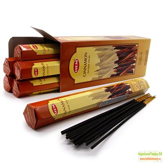 Благовония "HEM CINNAMON" Корица, от компании HEM, 20 г (20 ароматических палочек)