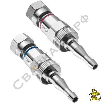 Быстроразъемный комплект для редуктора ПТК М16/М16 LH - ниппель ф6.3/9мм