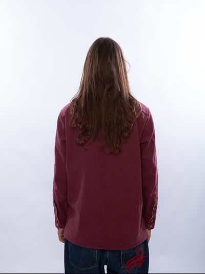 Косоворотка современная из крапивы "Богатырская с вышивкой" (модификация 1)