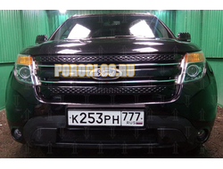 Защита радиатора Ford Explorer 2010-2015 black