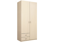 Шкаф для одежды 2-створчатый с ящиками