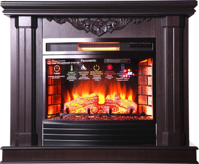 Каминокомплект Джениус с очагом Panoramic 25
