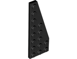 Wedge, Plate 8 x 3 Pentagonal Right, Black (50304 / 4251393)