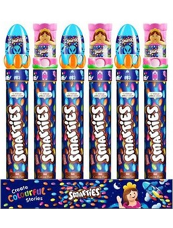 Драже Smarties Giant Tube Puppets 130гр (24 шт)