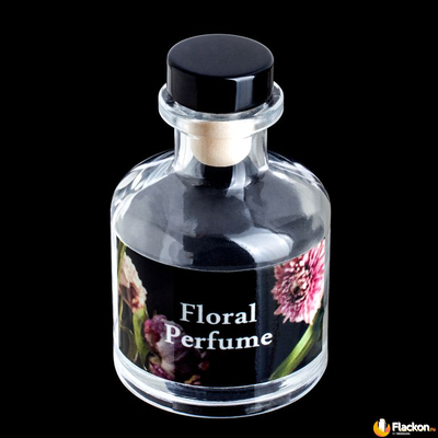 Флакон косметический стеклянный Амбра 50 мл