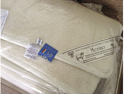 Одеяло из чистой живой шерсти Меринос Локон (двойное)