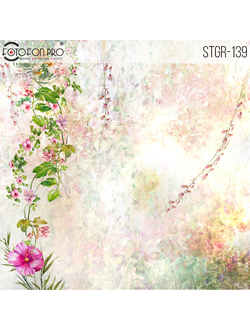 Фотофон на холсте «Цветущие ветки»