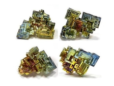 Висмут, яркий, радужный коллекционный кристалл, в ассортименте, Германия (20-25 мм, 8-9 г) №18508