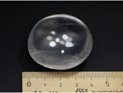 Кварц лунный "Джиразоль", галтовка крупная, Мадагаскар (41*38*24 мм, 56 г) №23178