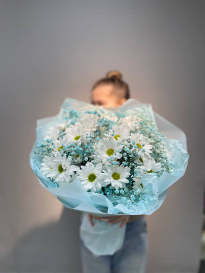 Букет Небесно-Голубой