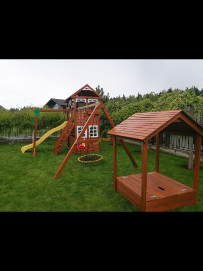Детская площадка IgraGrad Клубный домик 2 с рукоходом Luxe