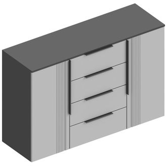Комод 2-ств c 4 ящиками "Вита"