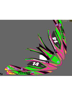 Наклейки на Гидроцикл kawasaki JET SX-R 800 #