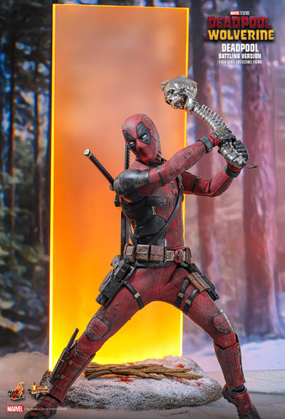 Дэдпул в бою  ("Дэдпул и Росомаха") - Коллекционная фигурка 1/6 Deadpool (Battling Version) (MMS782) - Hot Toys