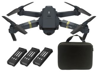 Квадрокоптер Eachine E58 FPV с камерой 2Mp видео 720p, Wi-Fi (3 батареи + сумка)