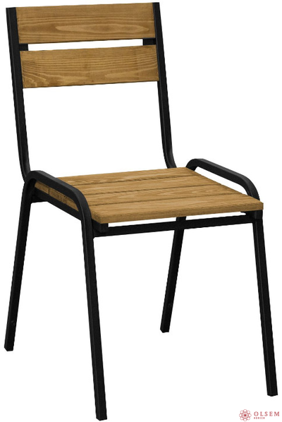 Стул уличный из реек сосны