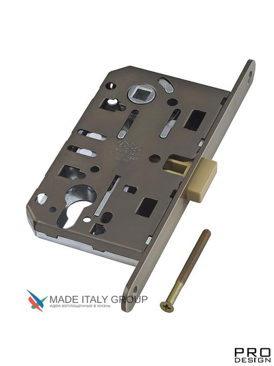 Магнитный замок AGB Mediana Polaris CL под цилиндр, античная бронза