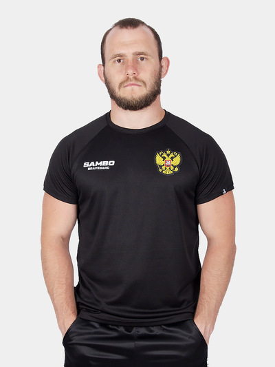 Футболка самбо BRAVEGARD ПАТРИОТ черная