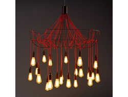 Люстра Blood Wire Chandelier Red 21