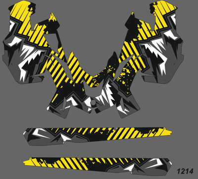 Наклейки на снегоход  Lynx Ranger Expedition Commander 2011-2019 №1214