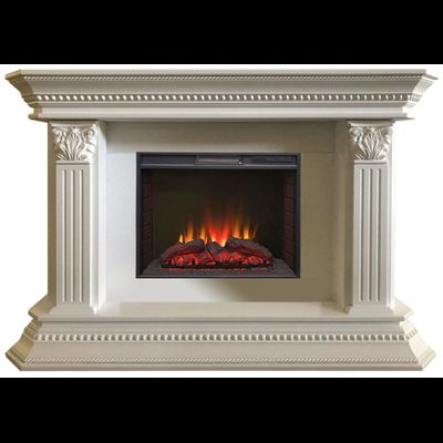 Электрокамин Барса WT с очагом Sparta 25.5 LED