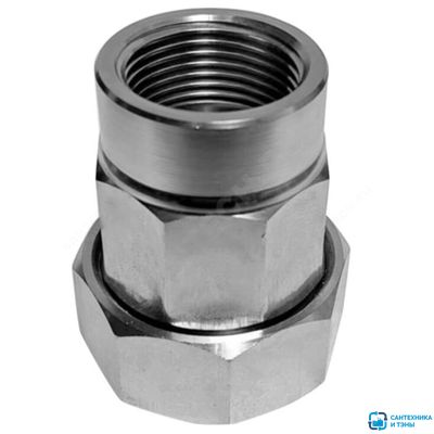 Патрубок 2''(57) Дн 56,4-58,00 внутренняя резьба сталь (Россия)