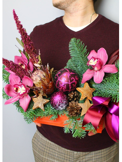 Новогодняя композиция № 1121