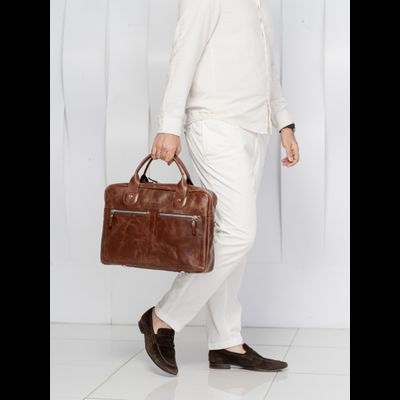 Сумка для ноутбука Fratello brown (арт. 1014-02)