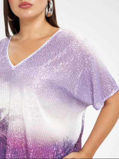 Топ нарядный с пайетками