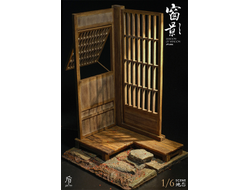 Диорама "Фрагмент японского дома" - КОЛЛЕКЦИОННАЯ ДИОРАМА 1/6 Shadow of window (JPT-006) - JPT Design ? POP COSTUME