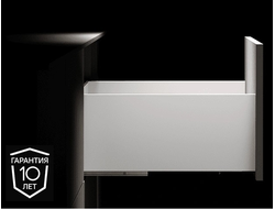 Ящик с тонкими боковинами и доводчиком H=203мм NL=400мм в цвете БЕЛЫЙ LineBox  (12.0066)  AQ *