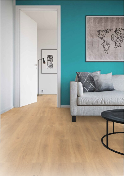 Ламинат Wineo Дуб Баланс Коричневый LA181MV4 в интерьере