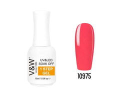 Гель-лак однофазный ONE STEP 15 мл.-- Gel Lac ONE STEP, 15 ml--- 10975