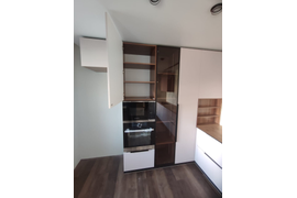 Кухня софт розовый