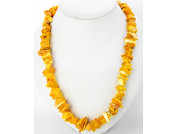 Бусы из матового янтаря 05015 55 см